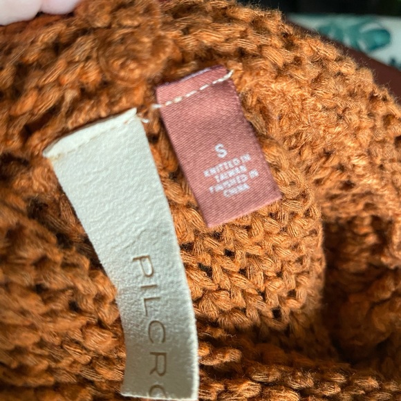 Anthropologie Cozy Knit Halter Sweater in Rust - Picture 5 of 6